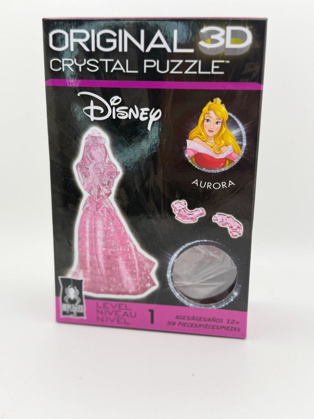 Disney Aurora Original 3D Crystal Puzzle By BePuzzled 39 Pieces Ages 12+